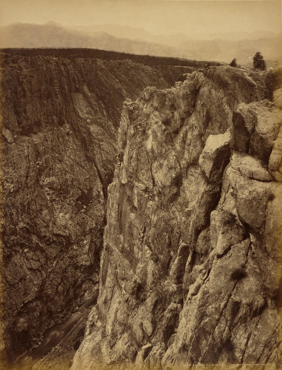The Royal Gorge von William Henry Jackson