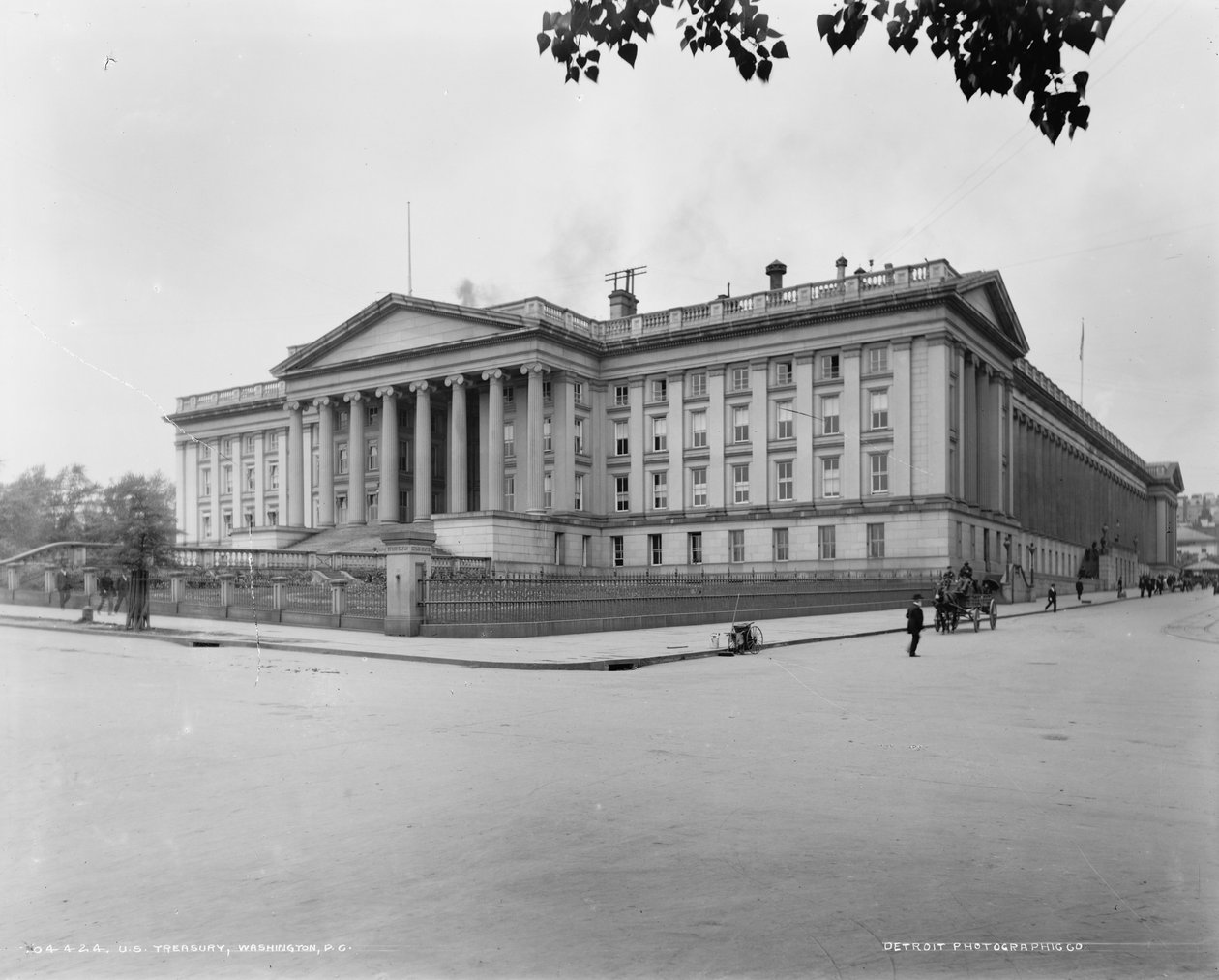 U.S. Treasury, Washington, D.C., 1880 by William Henry Jackson