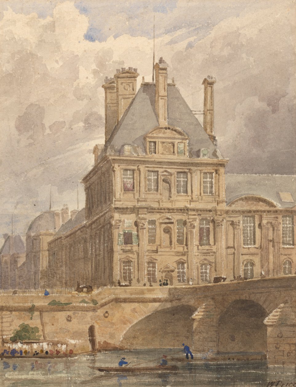 Pavillion de Flore, August 22, 1828 by William Henry Lake Price