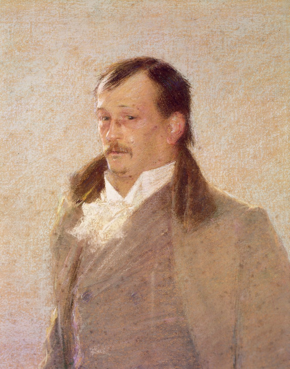 Portrait of Georges Courteline (detail) by William Henry Lake Price