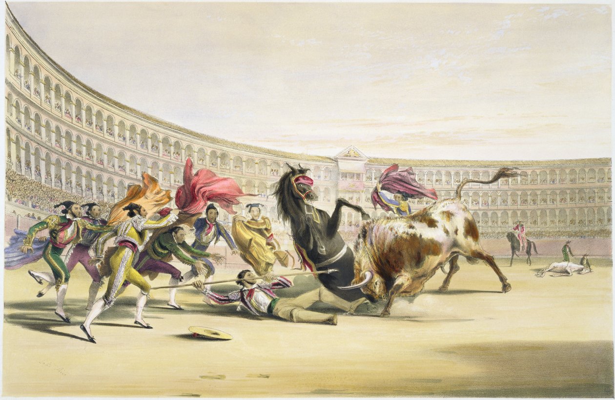The Picador in Danger, 1865 by William Henry Lake Price
