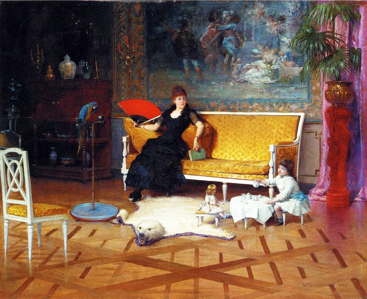 The Dolls Tea Time, 1885 by William Henry Lippincott