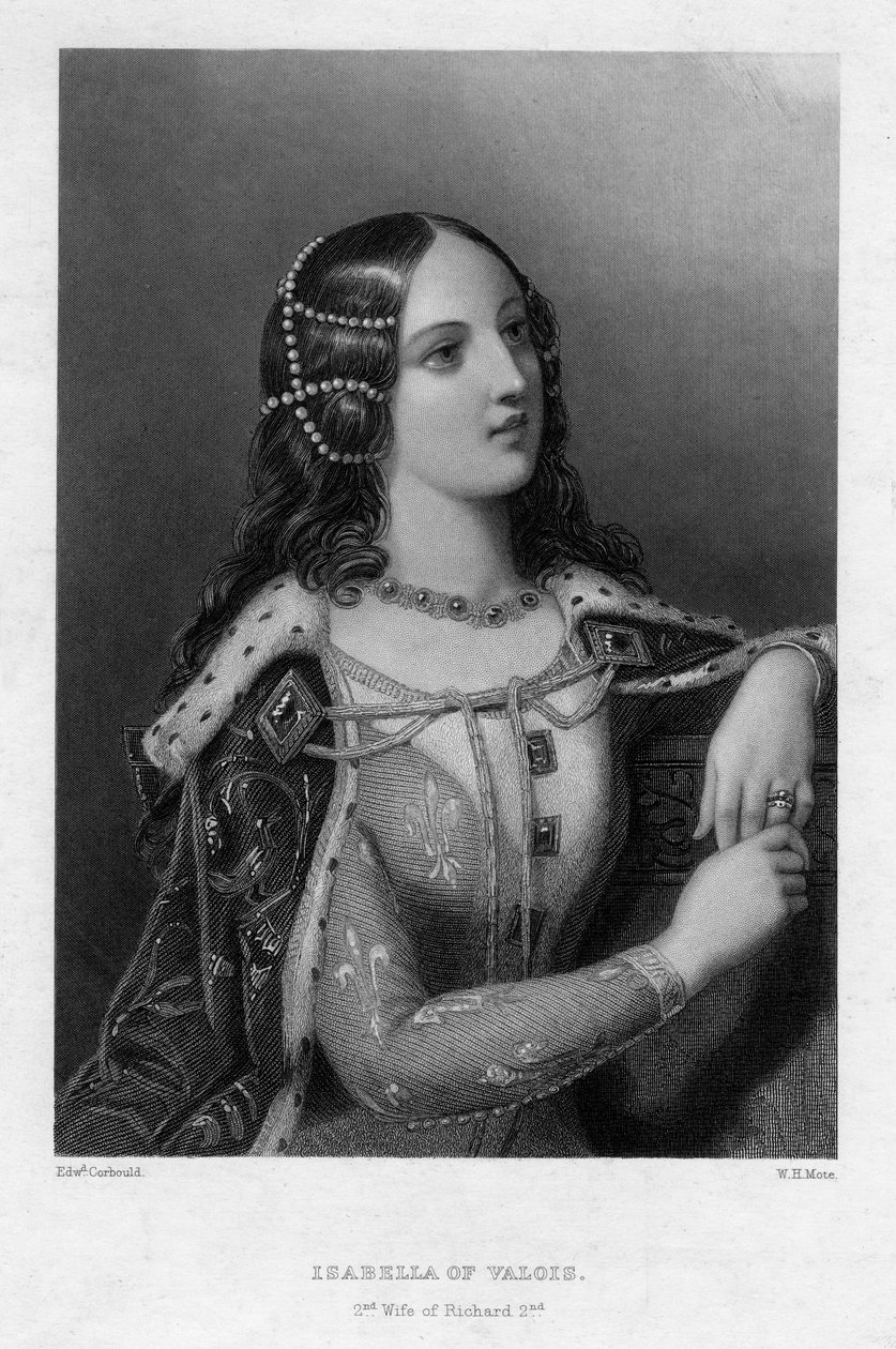 Isabella of Valois, Second Wife of Richard II, c1860 by William Henry Mote