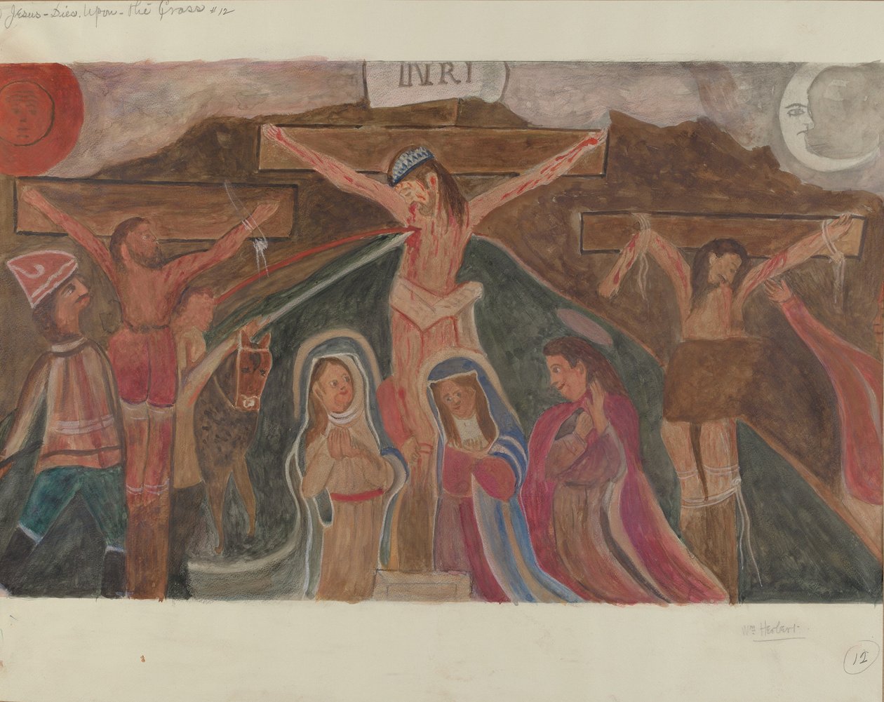 Station of the Cross No. 12: Jesus Dies Upon the Cross by William Herbert