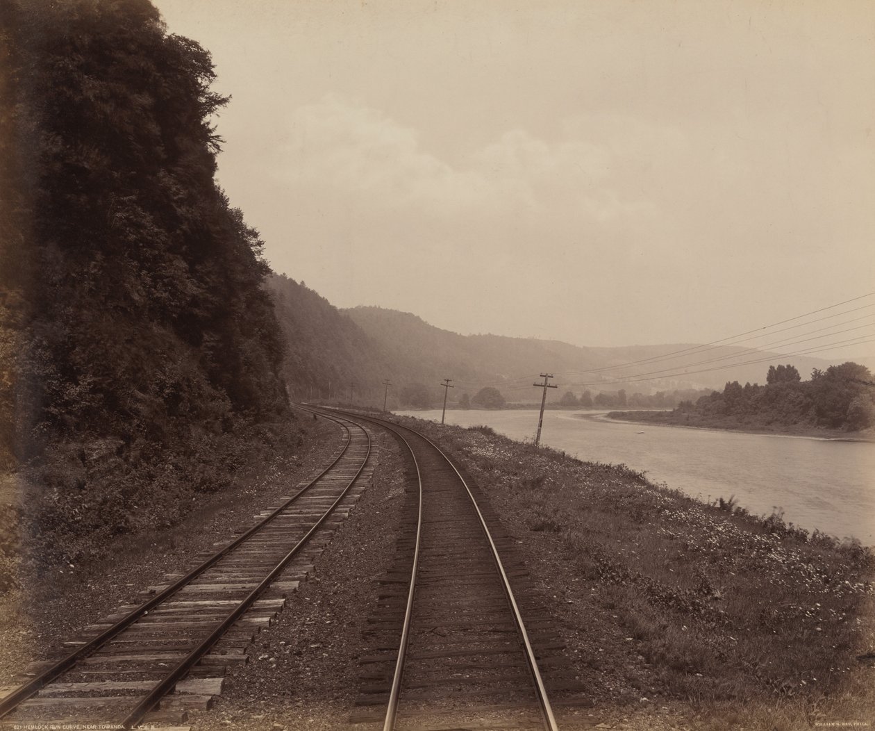 Hemlock Run Curve, Near Towanda by William Herman Rau