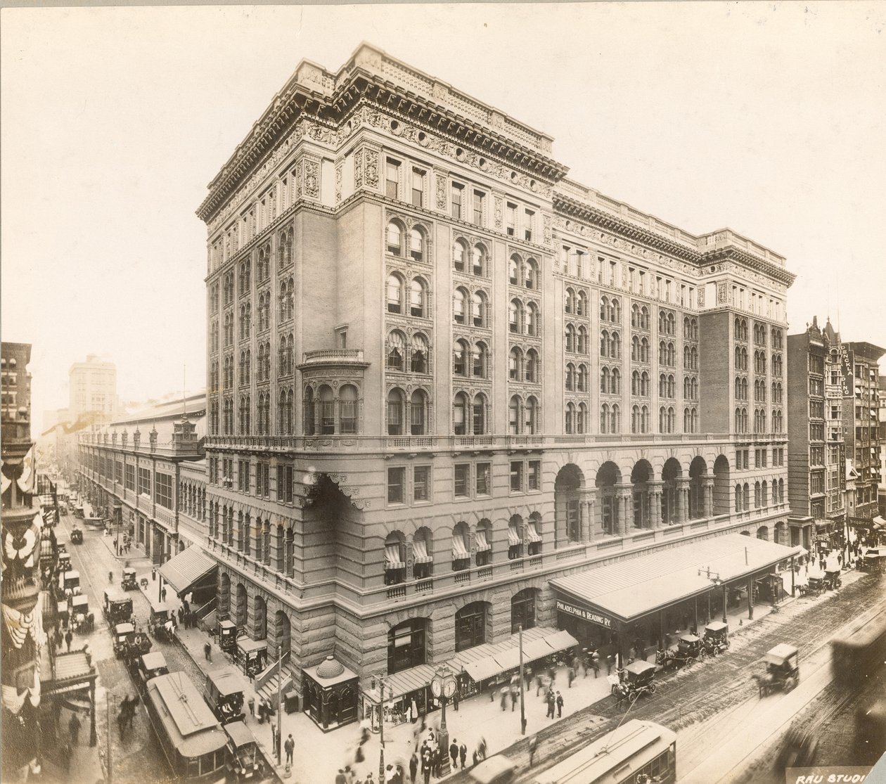 Market Street at 12th, 1912 by William Herman Rau