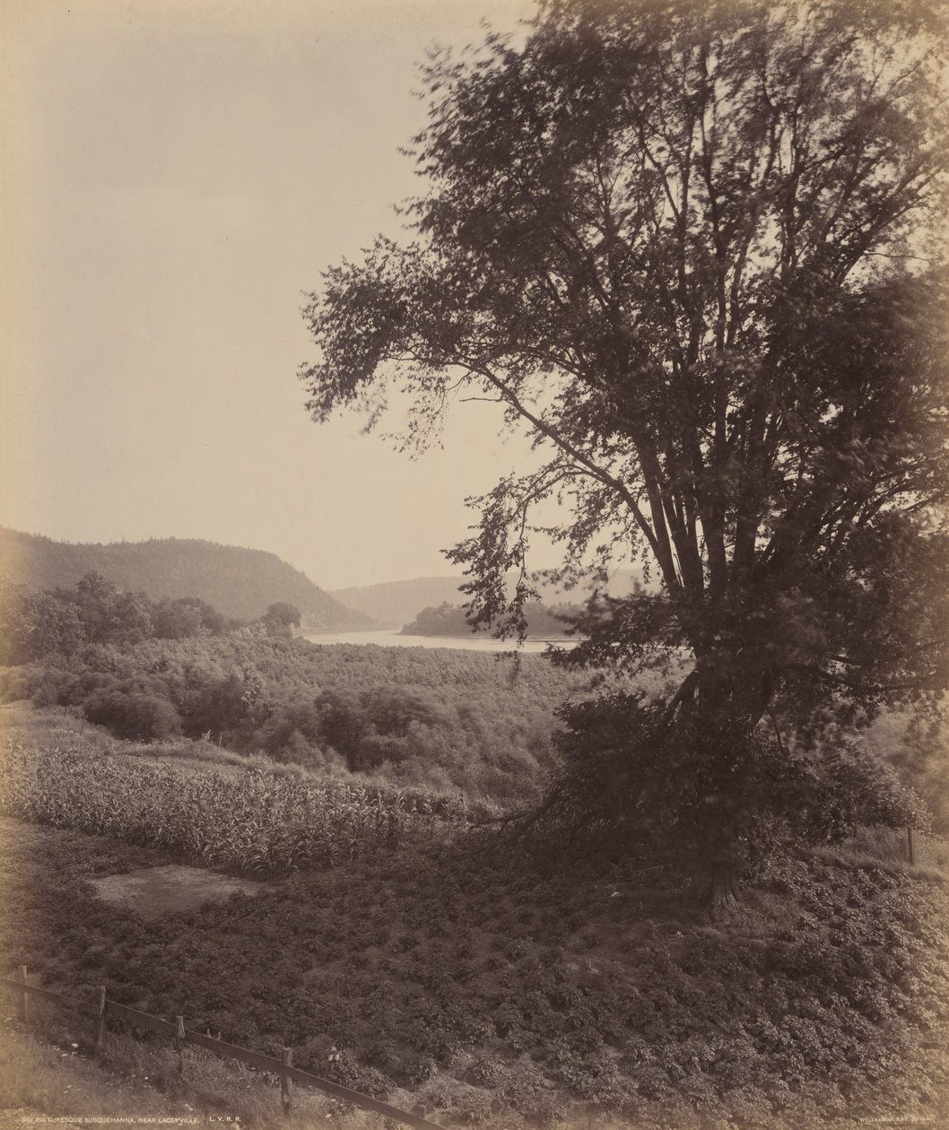 Picturesque Susquehanna, Near Laceyville by William Herman Rau