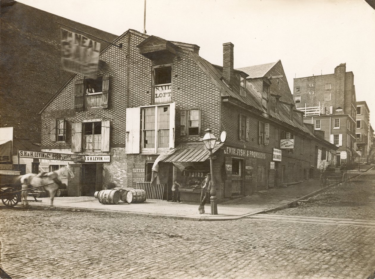 Race Street Wharf, Delaware Avenue at Race Street by William Herman Rau