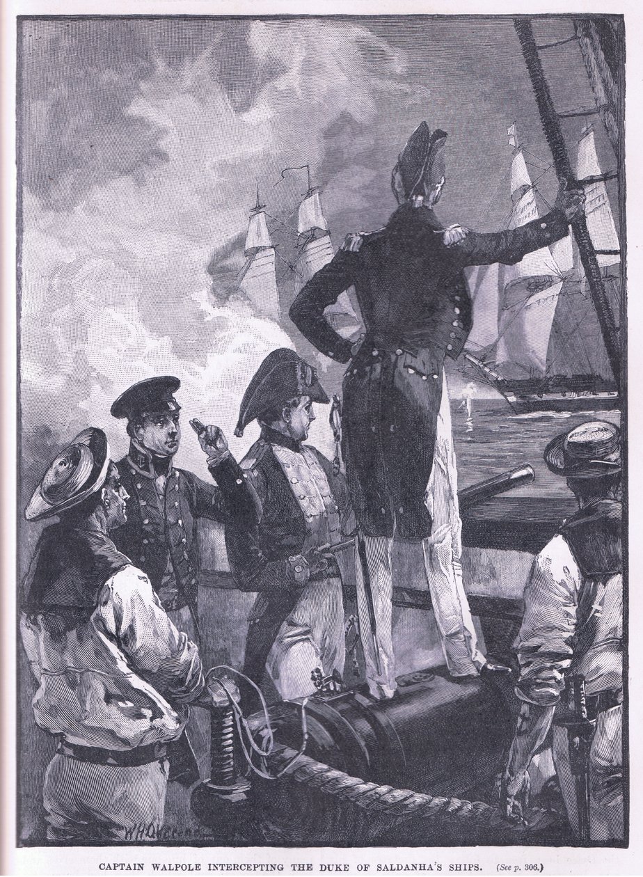 Captain Walpole Intercepting the Duke of Saldanha