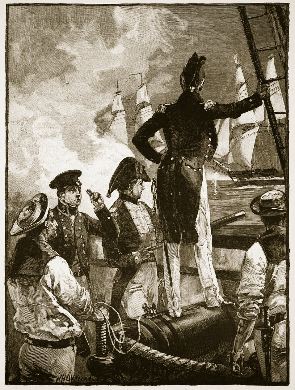 Captain Walpole intercepting the Duke of Saldanha