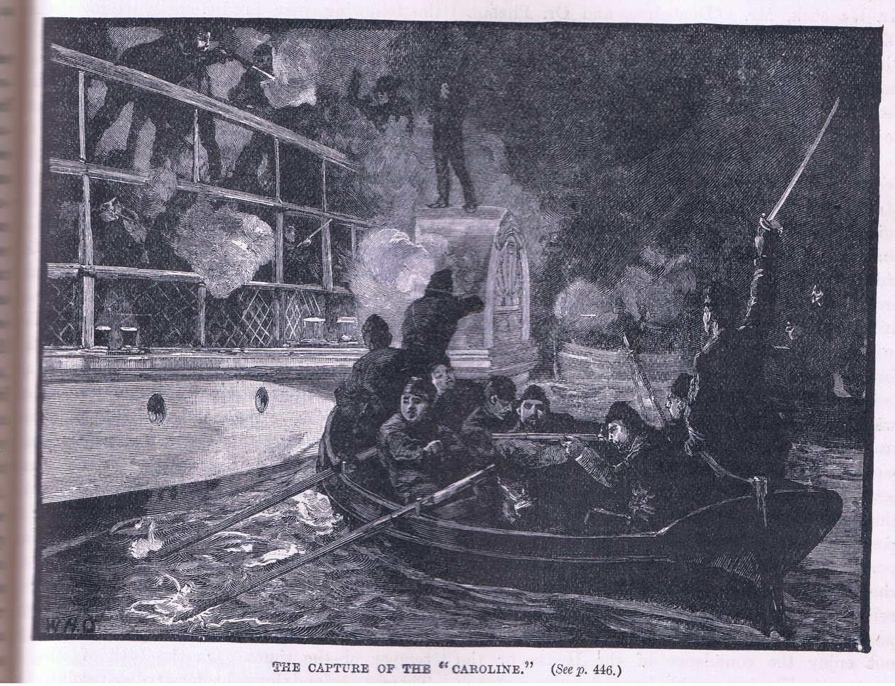 The Capture of the Caroline AD 1838 by William Heysham Overend