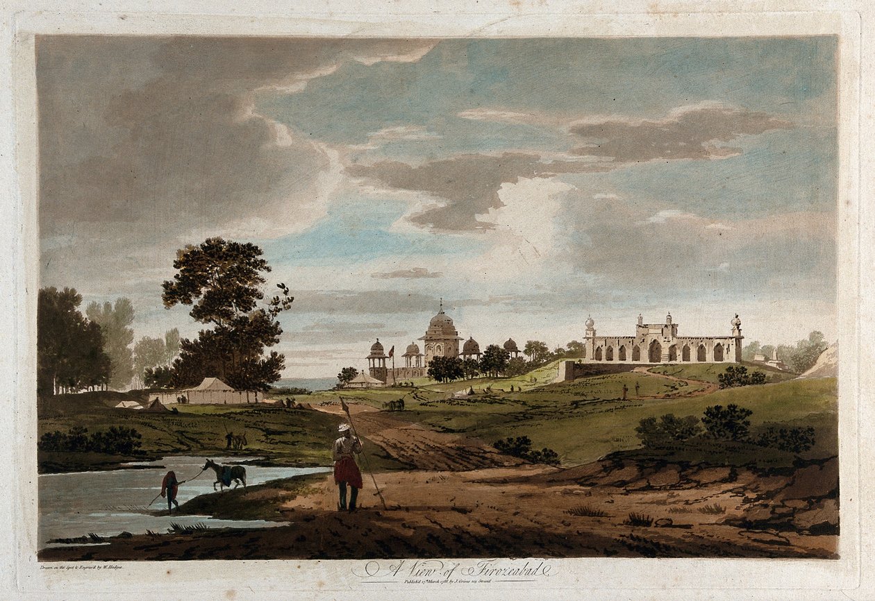 A View of Firozeabad by William Hodges