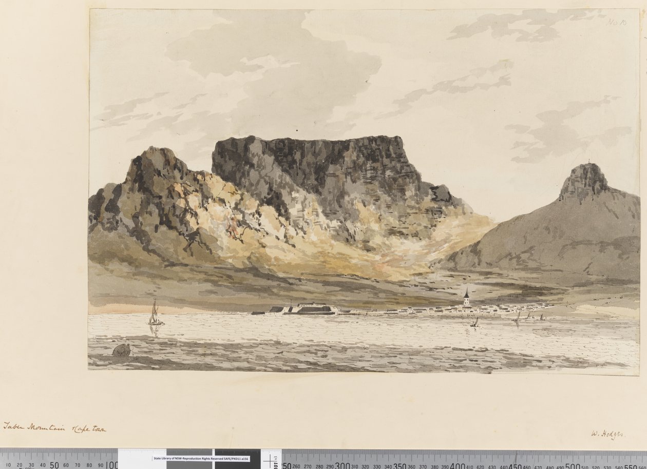 Table Mountain, Cape Town by William Hodges