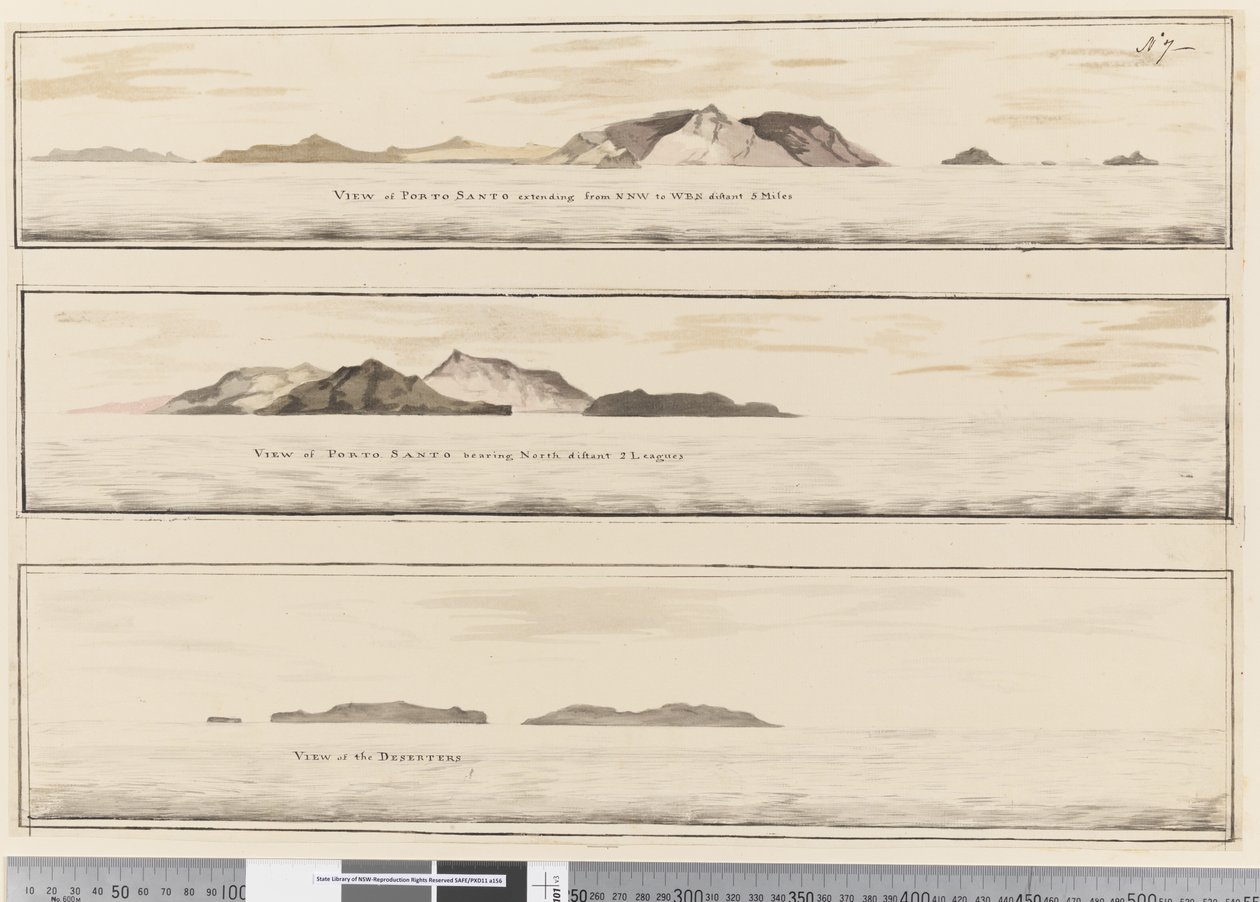 View of Porto Santo by William Hodges
