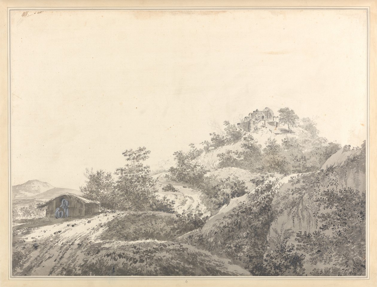 The Pass of Sicri Gully from Bengal, Entering into the Province of Bihar by William Hodges