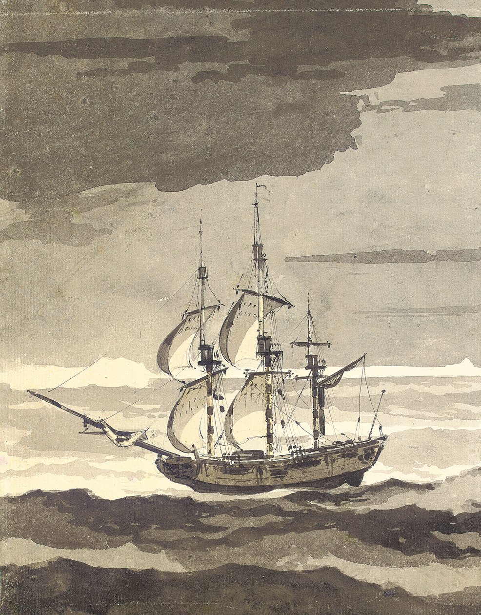 The Resolution in a Stream of Pack-Ice by William Hodges