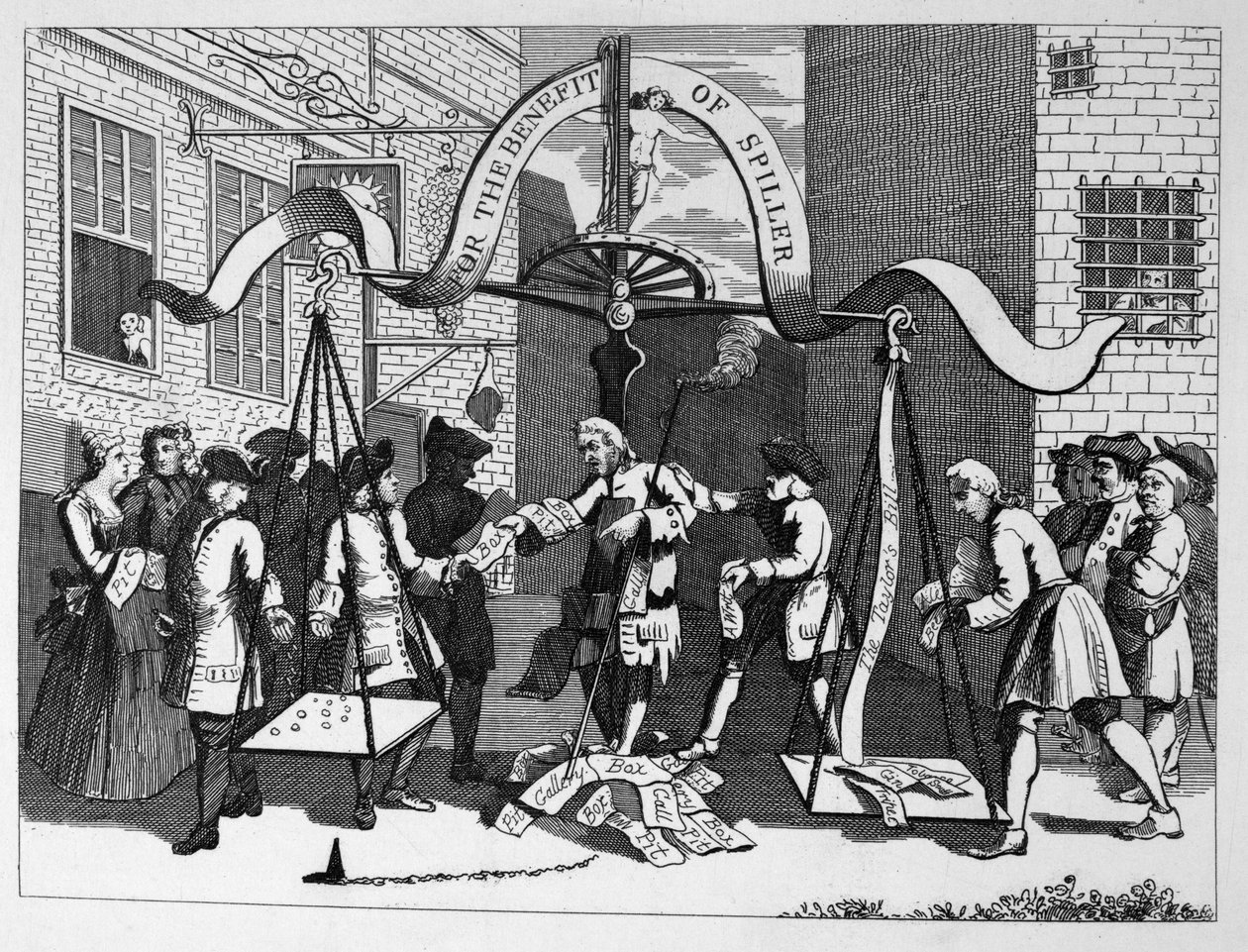 (Ticket) for the Benefit of James Spiller (the Player) by William Hogarth