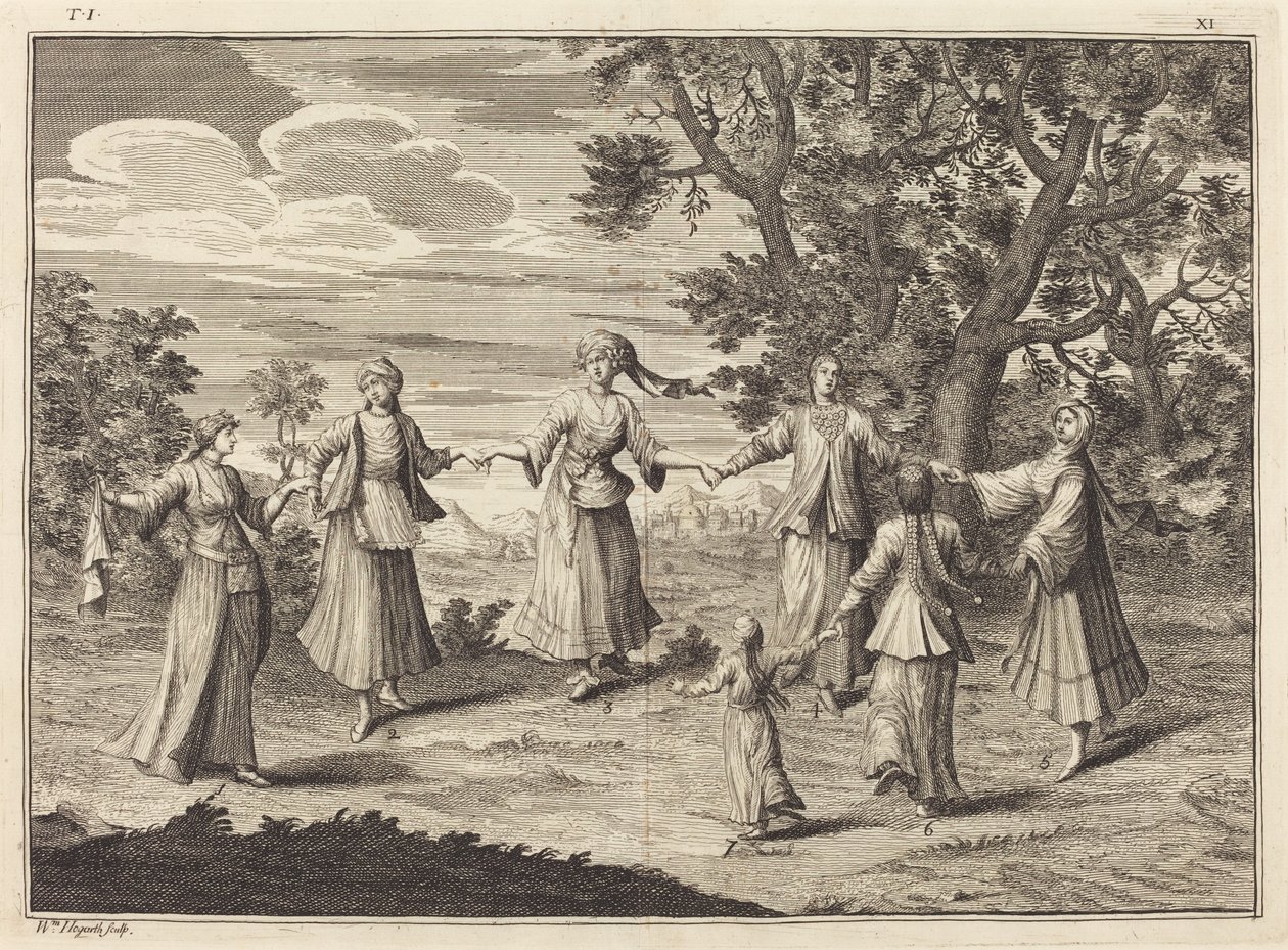A Native Dance by William Hogarth