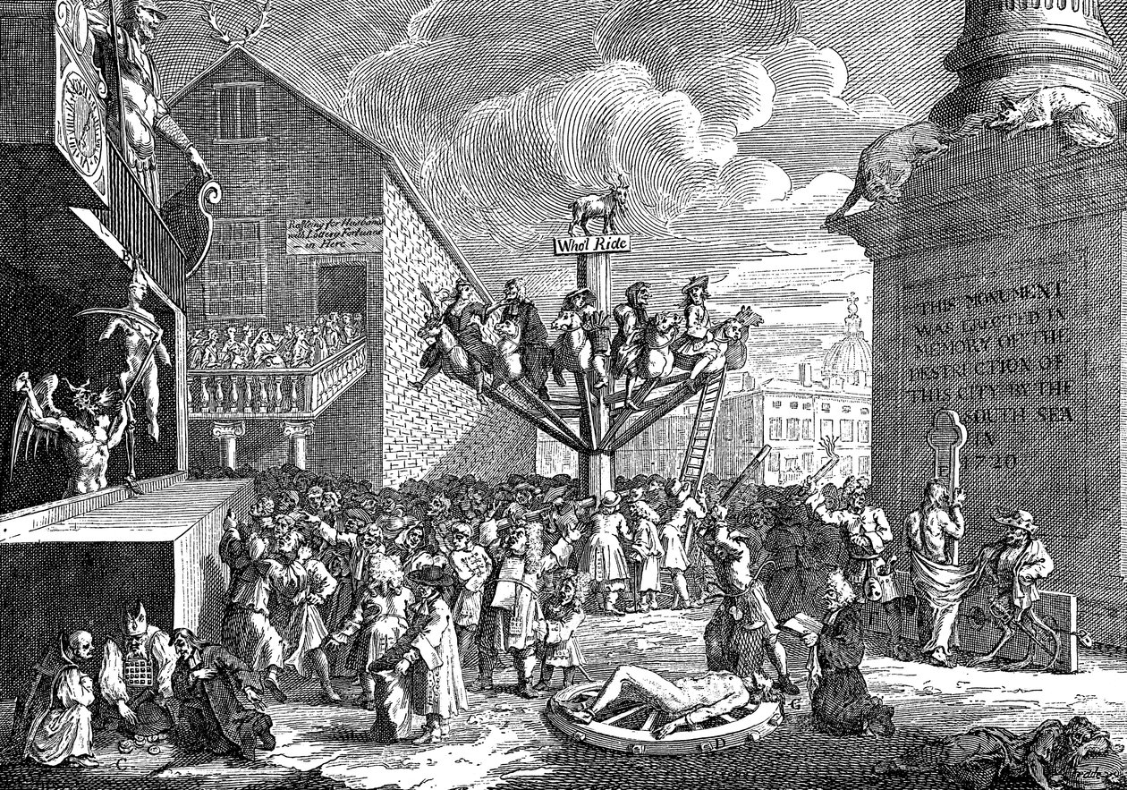 A Satire on the South Sea Company by William Hogarth