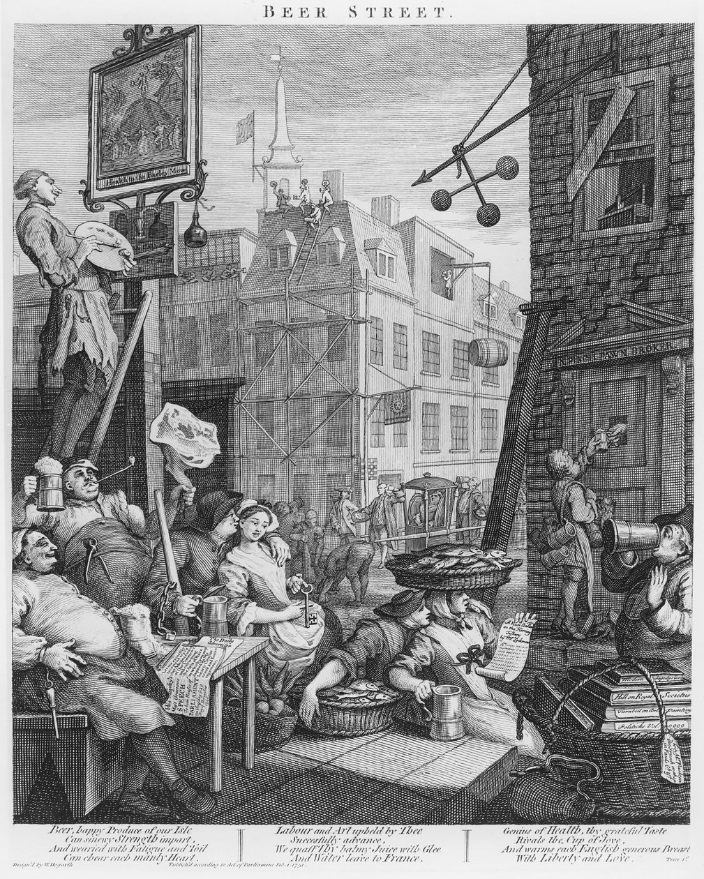 Beer Street by William Hogarth