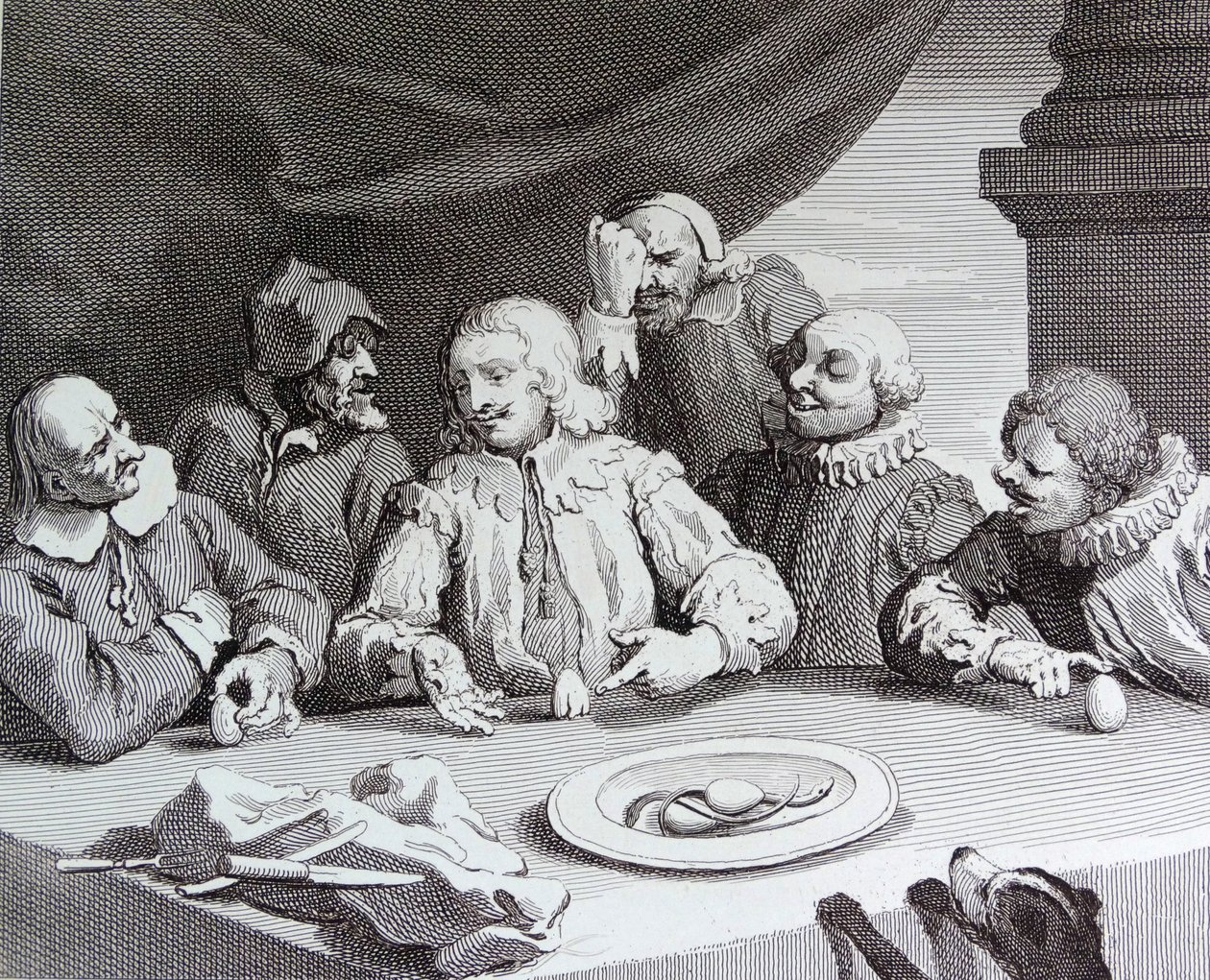 Columbus Breaking the Egg by William Hogarth
