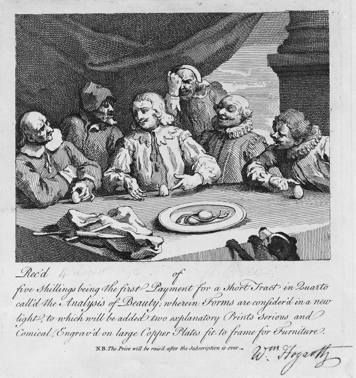 Columbus Breaking the Egg by William Hogarth