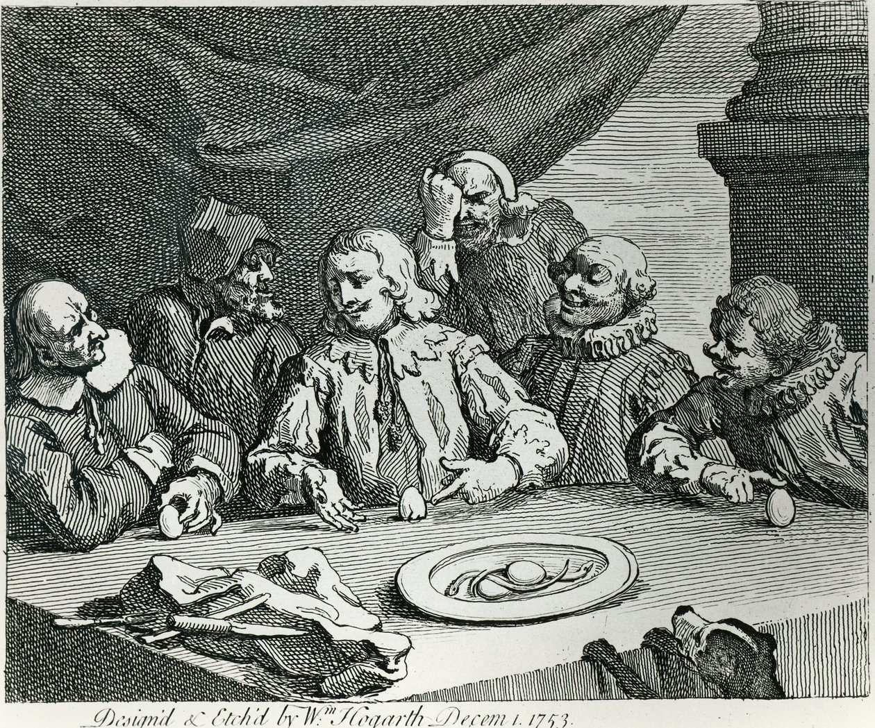 Columbus Breaking the Egg, 1753 by William Hogarth
