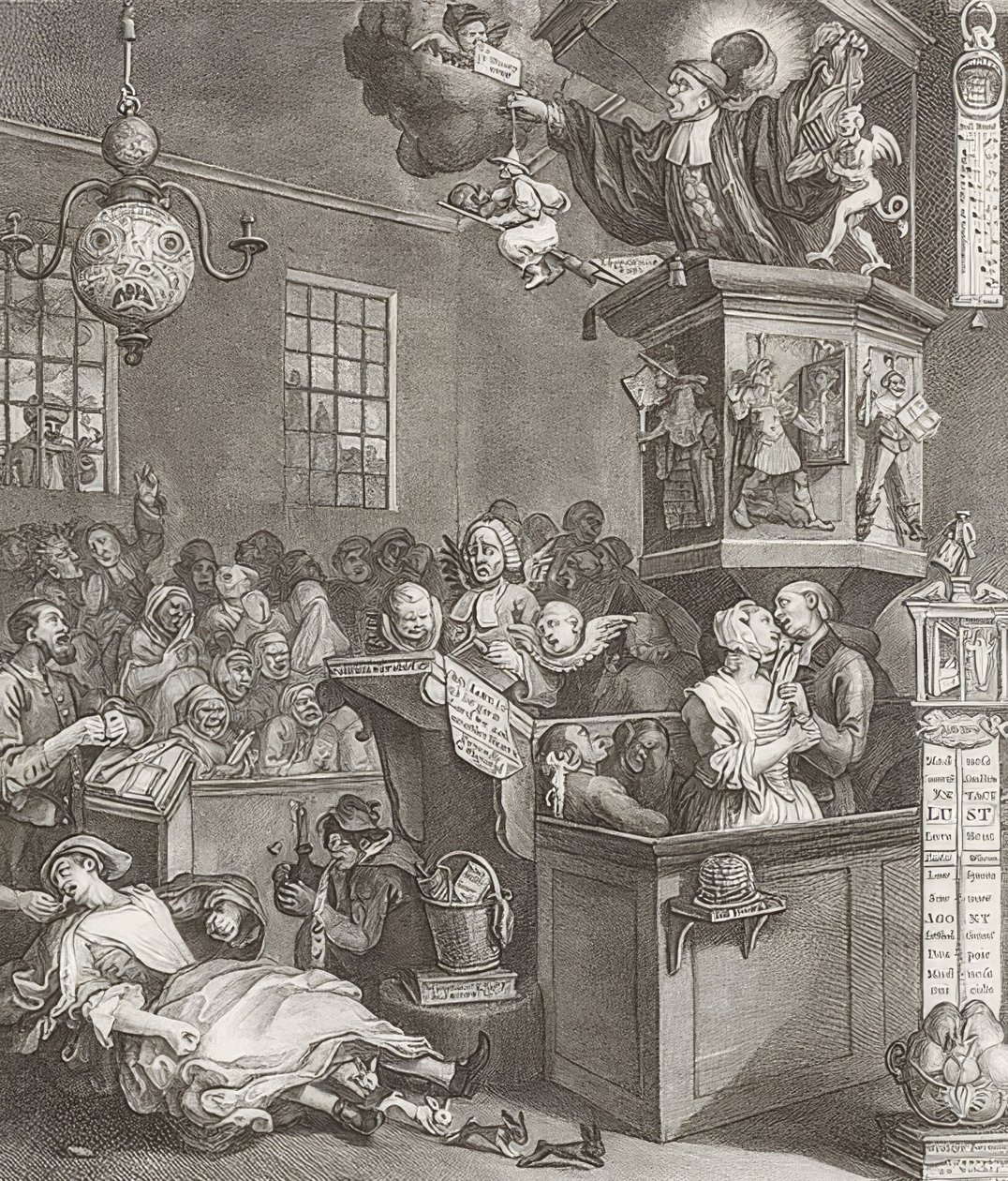 Credulity, Superstition, and Fanaticism. 1762 by William Hogarth