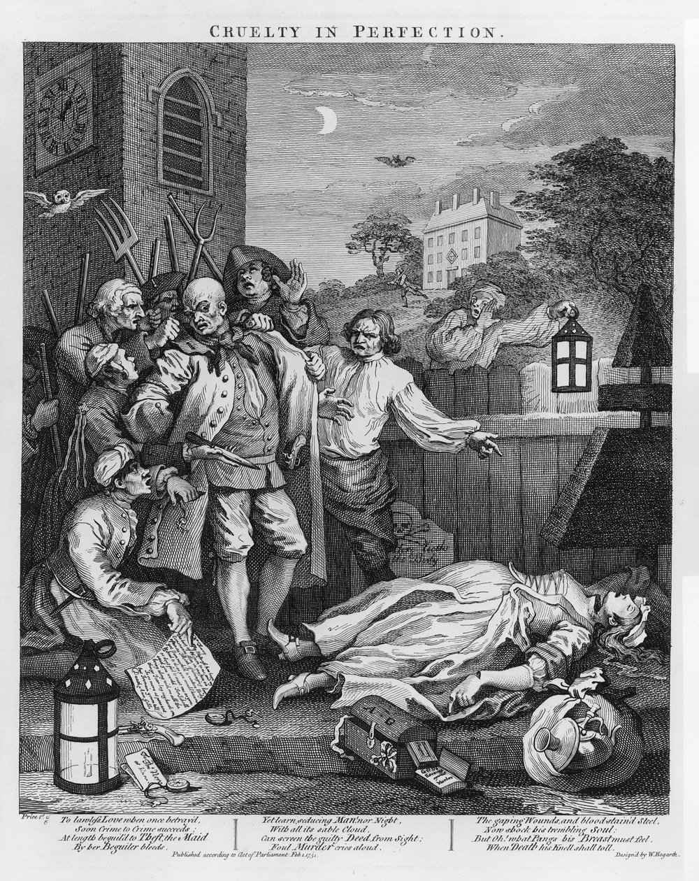 Cruelty in Perfection, from The Four Stages of Cruelty by William Hogarth