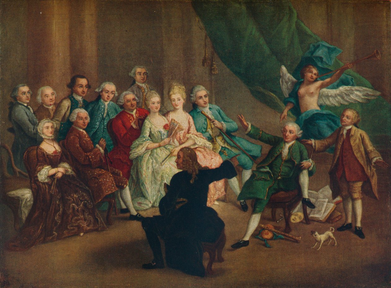 David Garrick in the Green Room, 18th century by William Hogarth