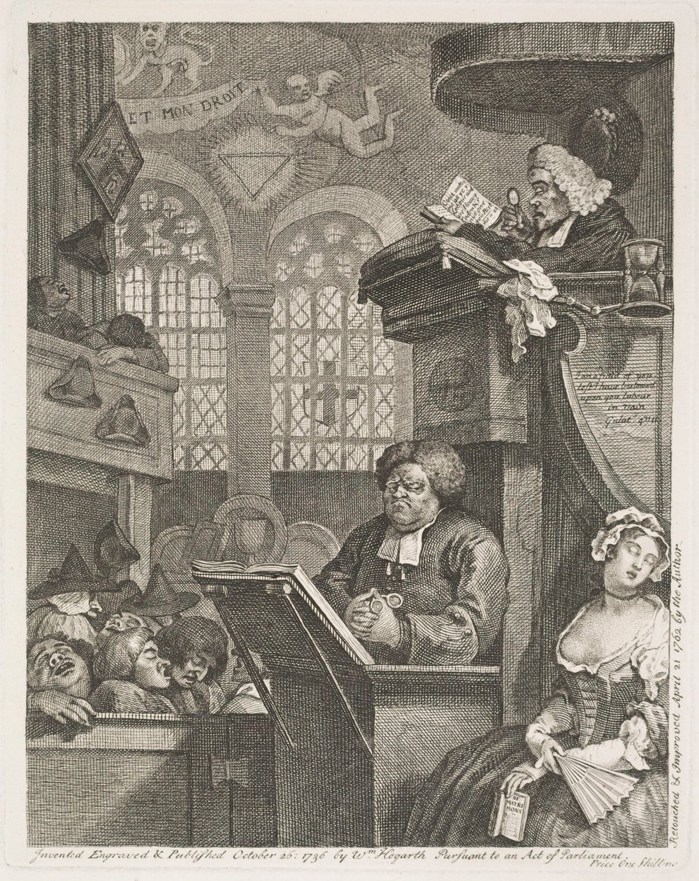 The Sleeping Churchgoers by William Hogarth