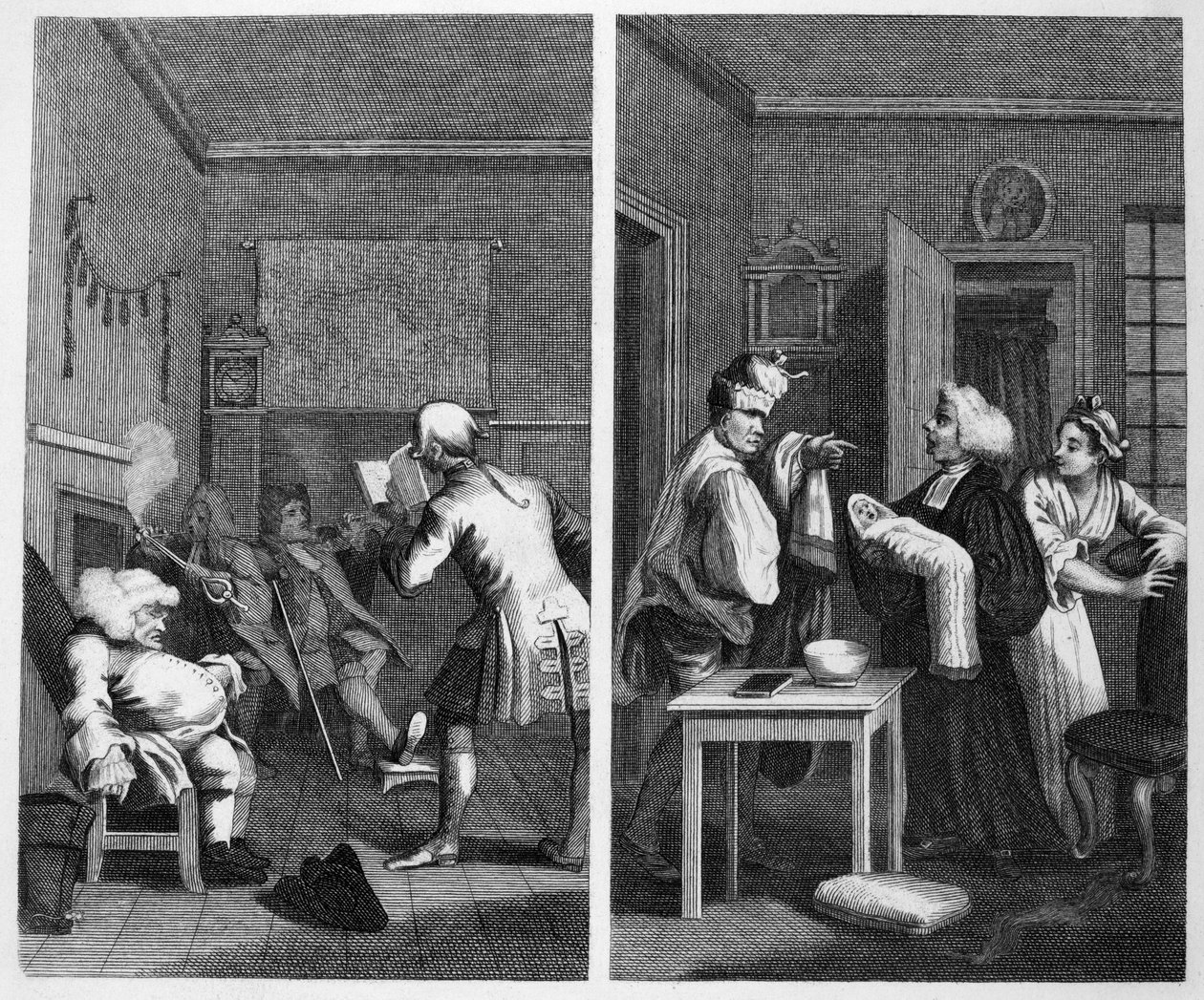 Frontispiece to Tristram Shandy by William Hogarth