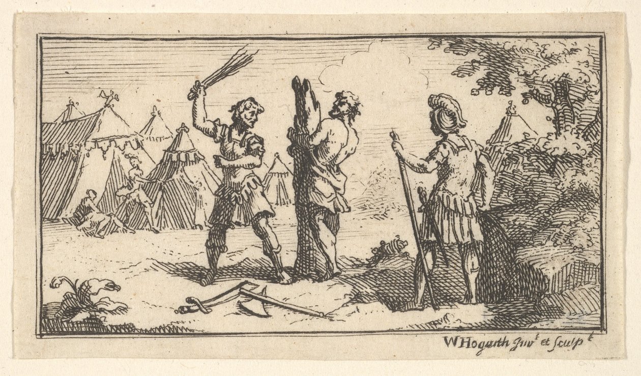 Roman Military Punishments, after John Beaver by William Hogarth