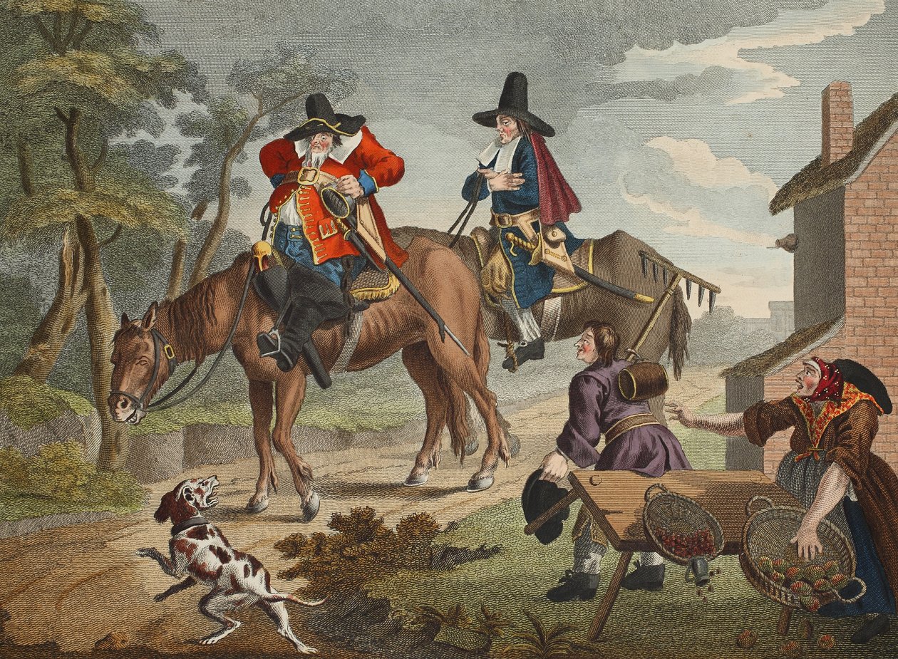 Hudibras Sallies Forth, from 'Hudibras' by Samuel Butler, illustration ...