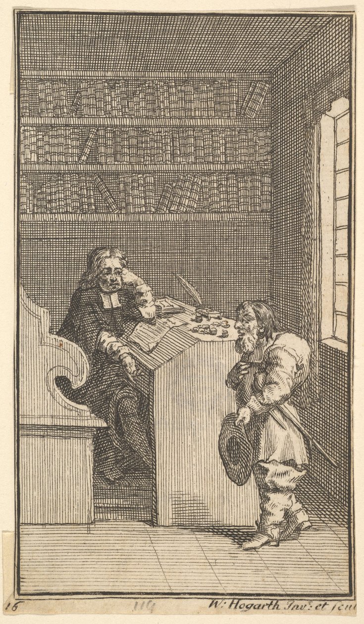 Hudibras and the Lawyer, Seventeen Small Illustrations for Samuel Butler