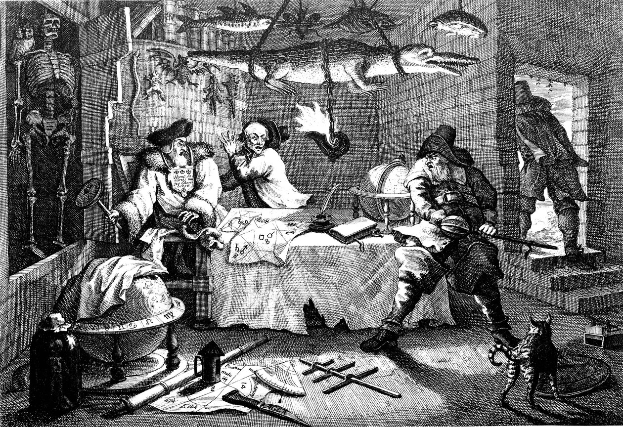 Illustration from the poem Hudibras, by Samuel Butler by William Hogarth