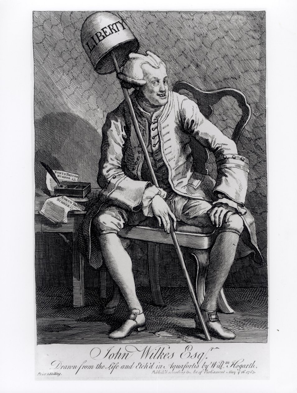 John Wilkes (1727-97) by William Hogarth