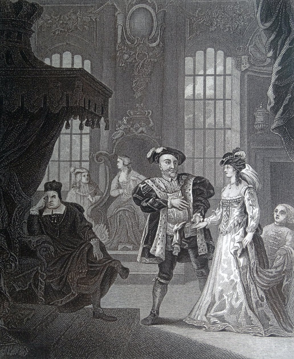 King Henry the Eighth & Anna Bullen by William Hogarth
