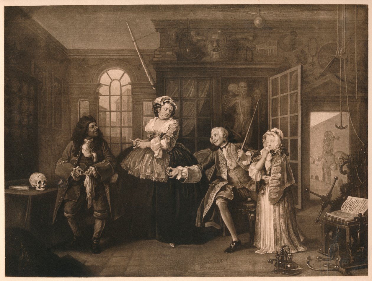 Marriage A-la-Mode: The Inspection, c1743 by William Hogarth