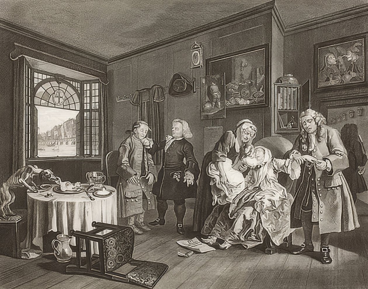 Marriage à la Mode / Marriage in the Fashion. Plate 6: The Lady’s Death / The Countess