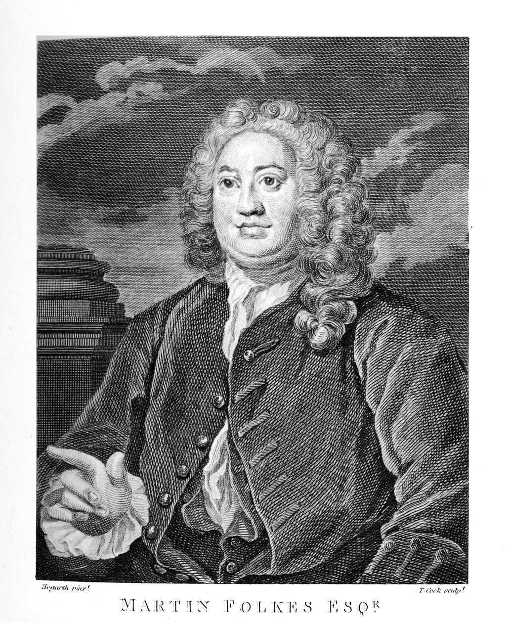 Martin Folkes by William Hogarth