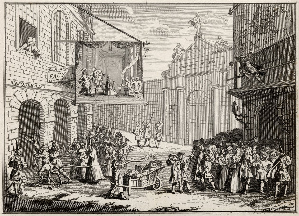 Masquerades and Operas, Burlington Gate, from 