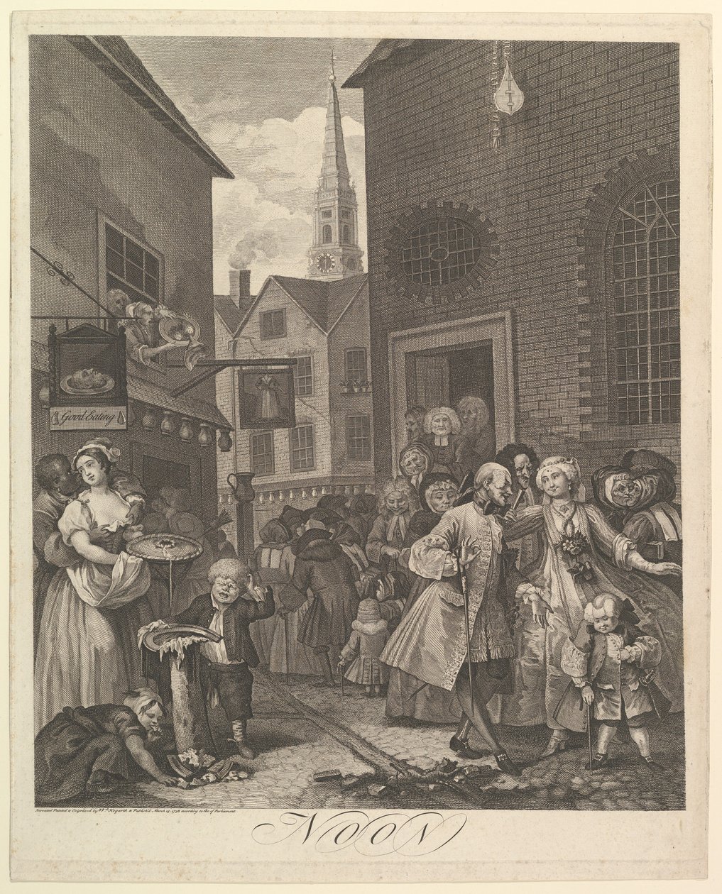 Noon The Four Times of Day by William Hogarth