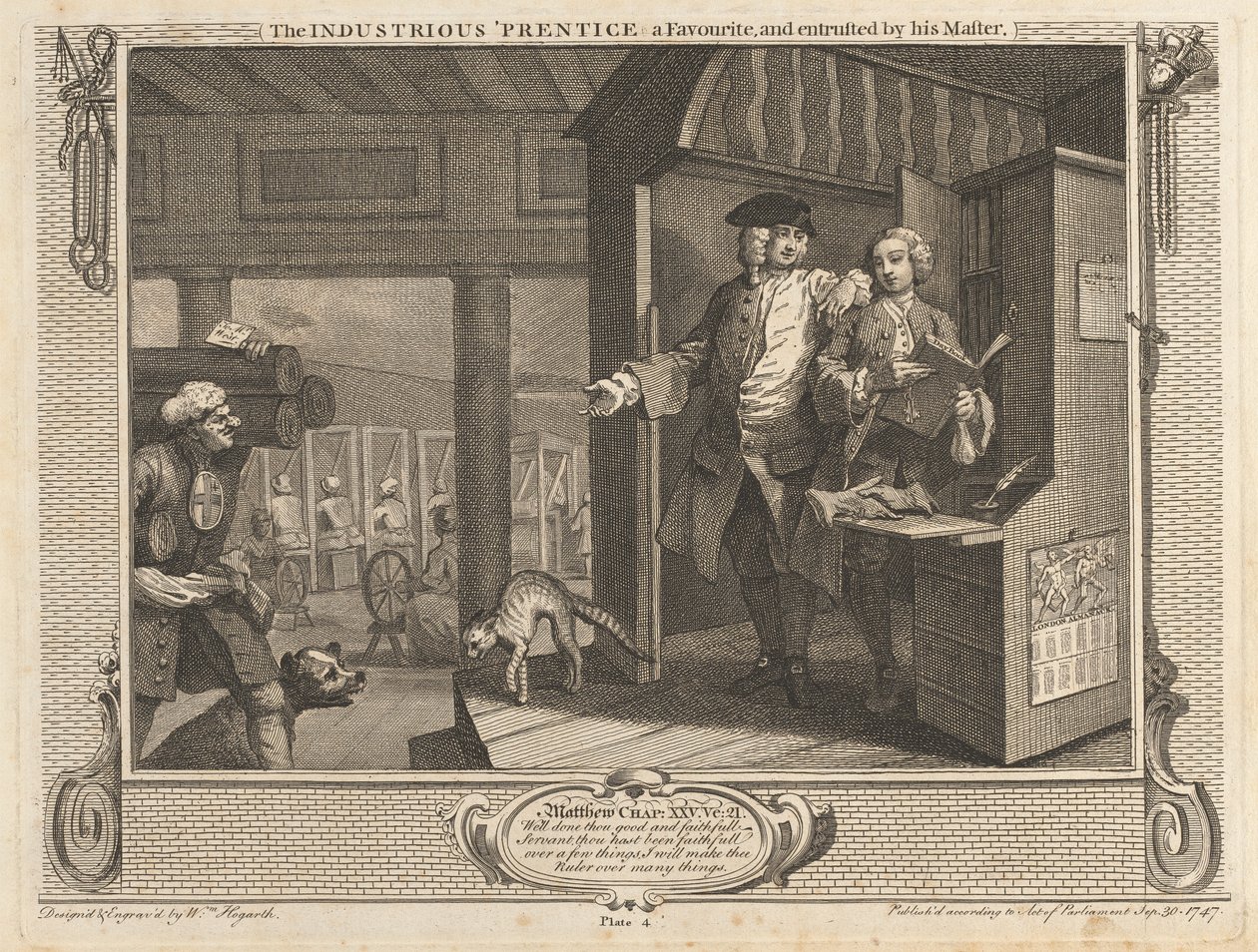 Plate 4, The Industrious 
