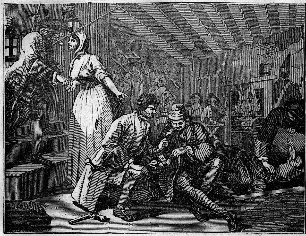 Plate from a Series of 12 Engravings by William Hogarth Titled 
