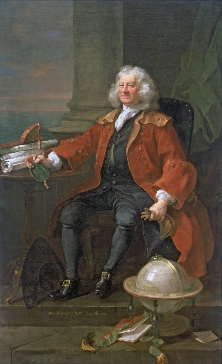 Portrait of Captain Coram by William Hogarth
