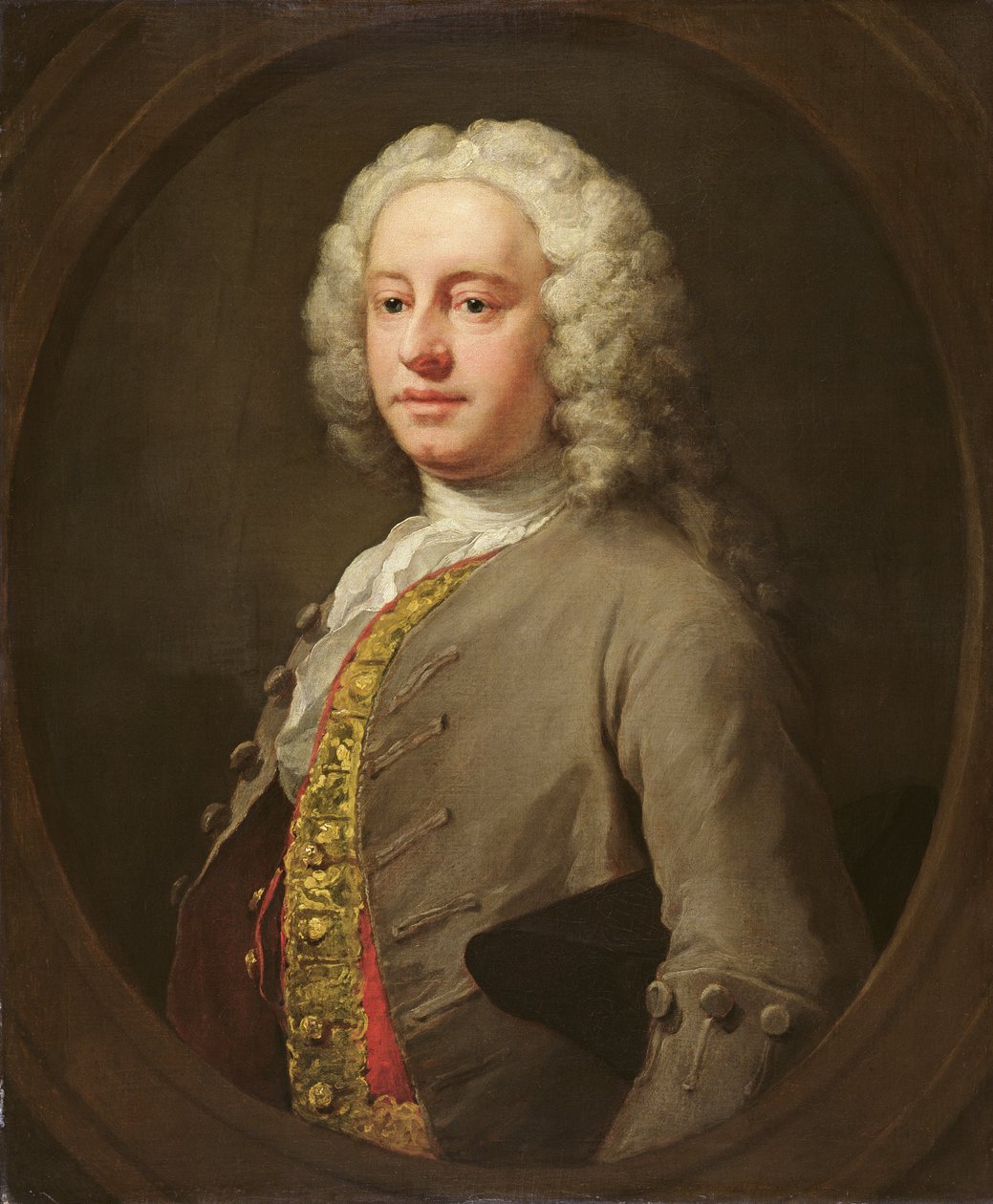 Portrait of an Unknown Man by William Hogarth