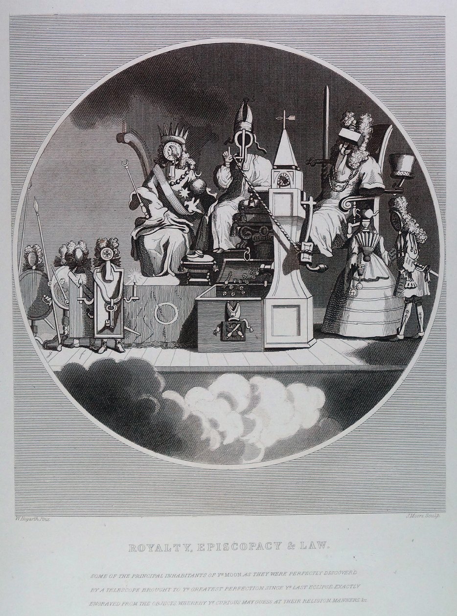 Royalty, Episcopacy and Law by William Hogarth