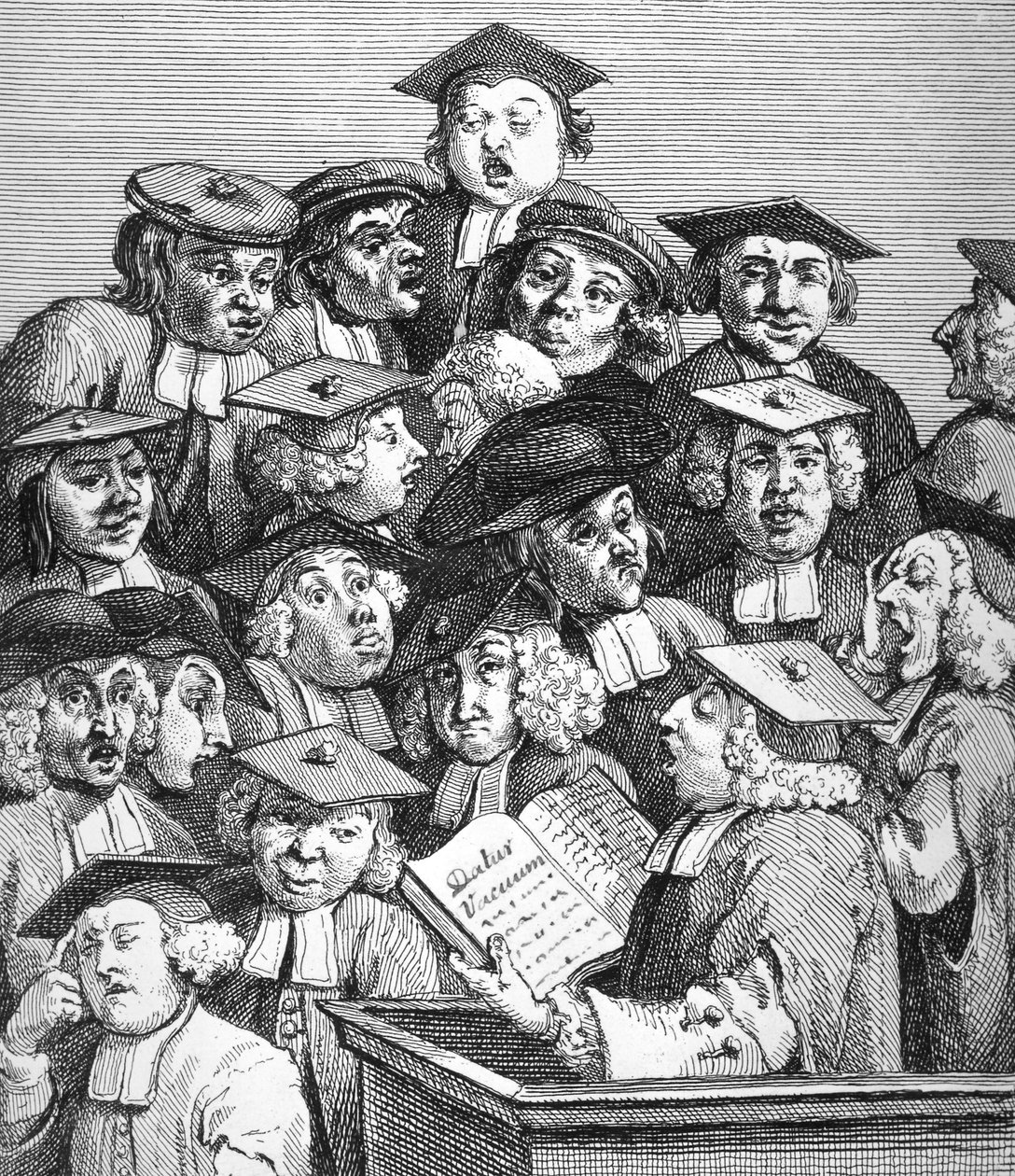 Scholars at a Lecture by William Hogarth
