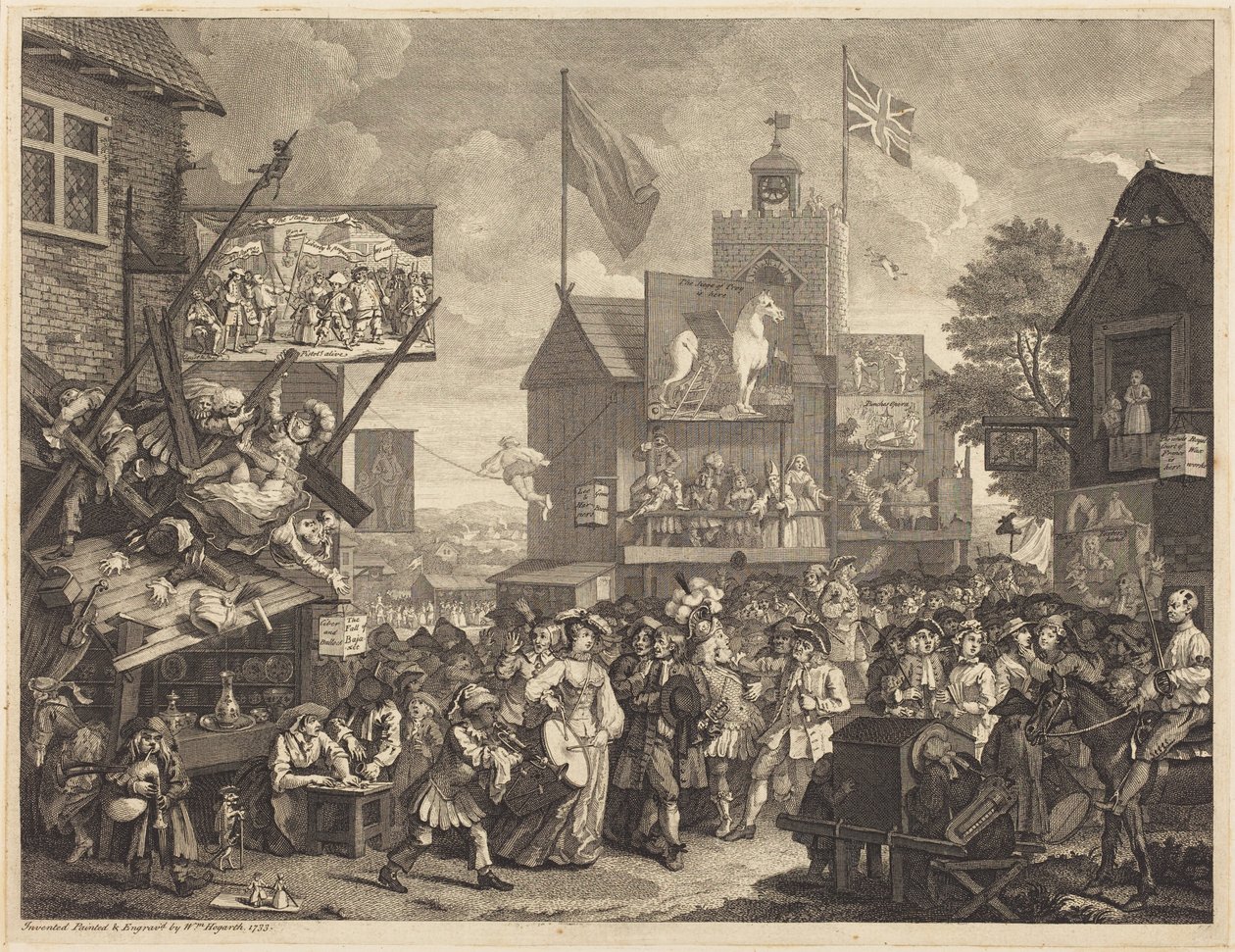 Southwark Fair by William Hogarth